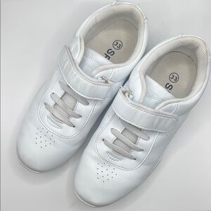 White Dance Cheer Sport Sneakers Size 1